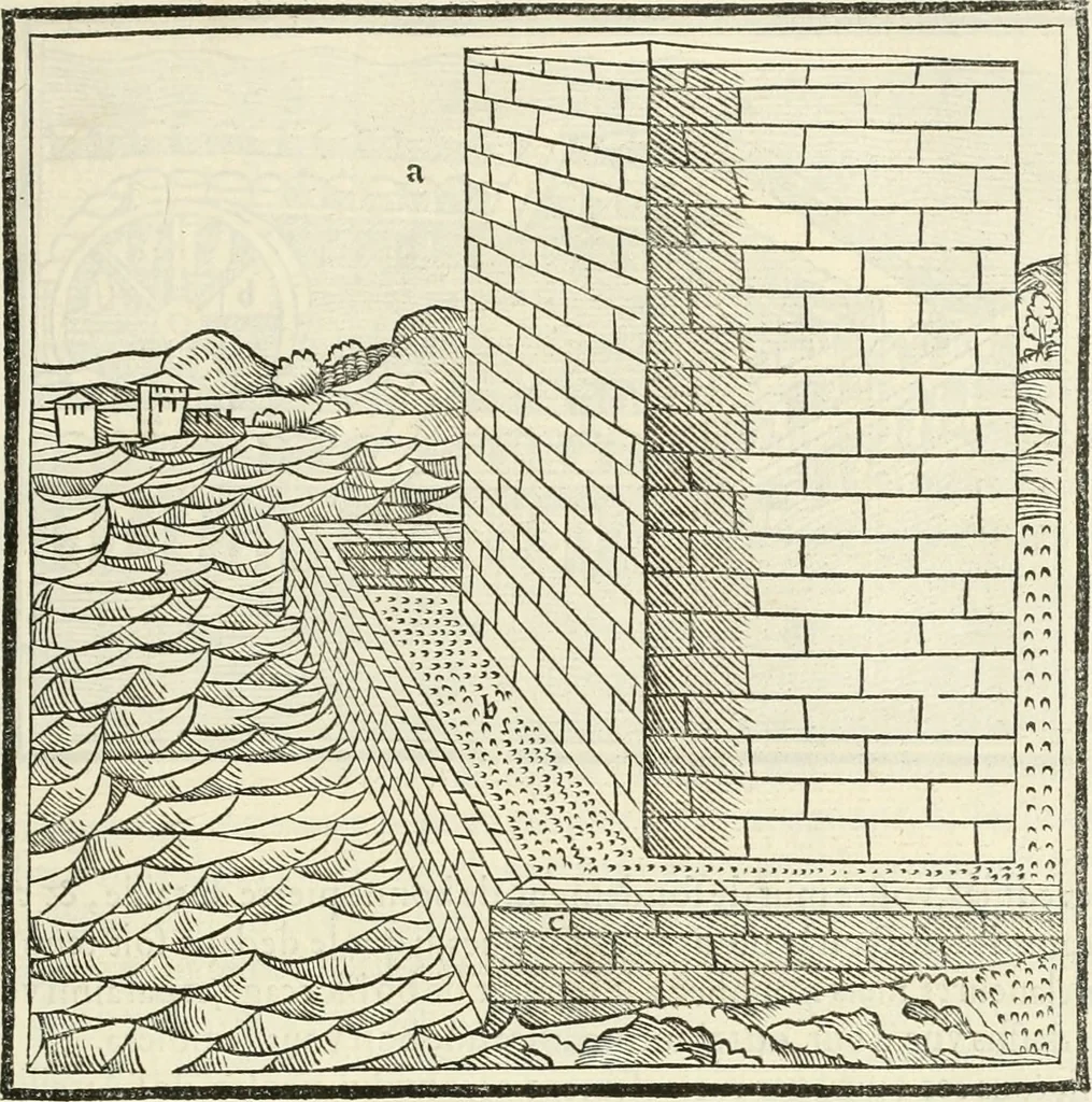 An illustration from Architecture, ou, Art de bien bastir, 1547, leaf 186