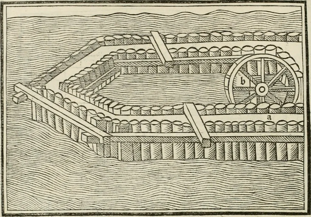 An illustration from Architecture, ou, Art de bien bastir, 1547, leaf 187