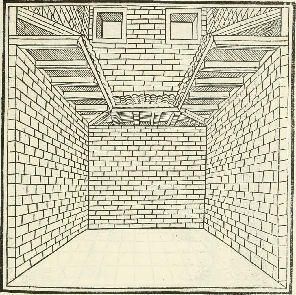 An illustration from Architecture, ou, Art de bien bastir, 1547, leaf 196