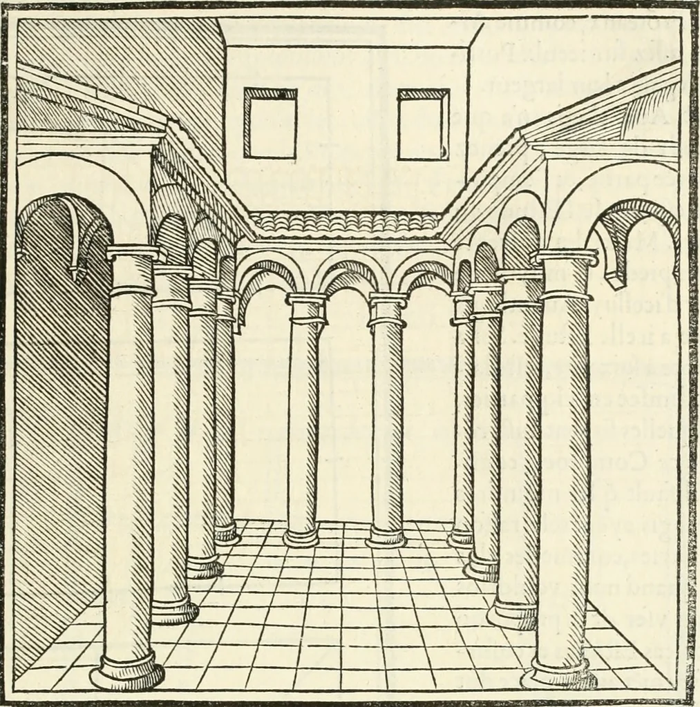 An illustration from Architecture, ou, Art de bien bastir, 1547, leaf 200