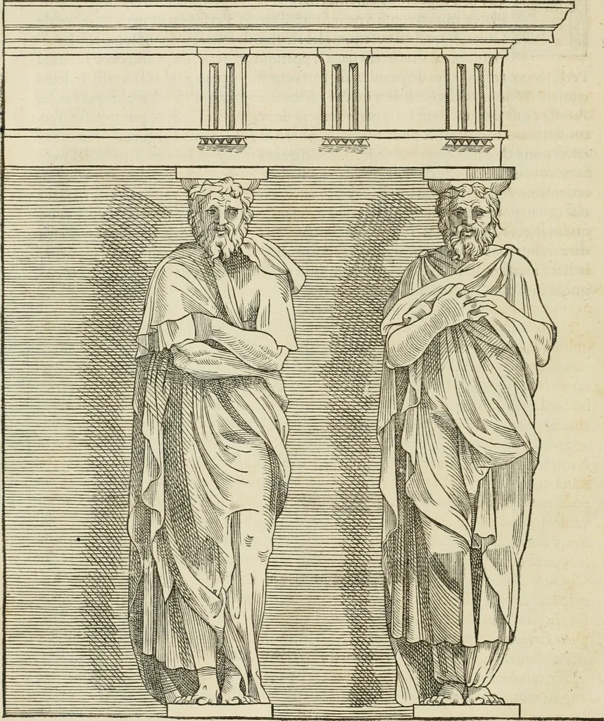 An illustration from Architecture, ou, Art de bien bastir, 1547, leaf 21