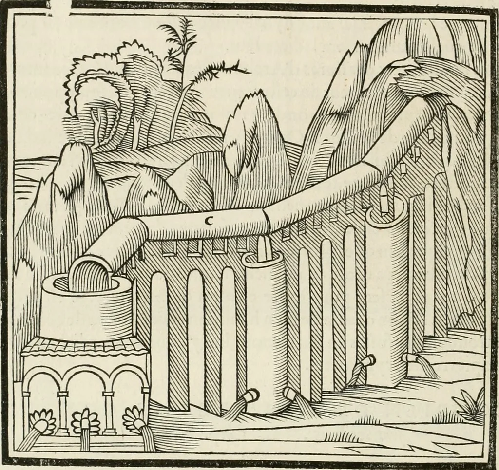 An illustration from Architecture, ou, Art de bien bastir, 1547, leaf 253
