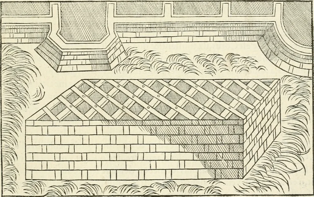 An illustration from Architecture, ou, Art de bien bastir, 1547, leaf 34