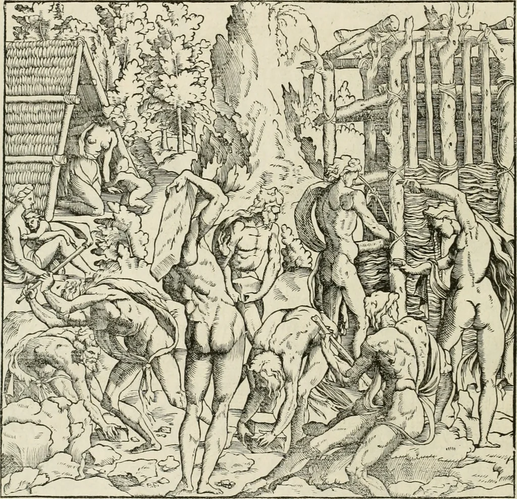 An illustration from Architecture, ou, Art de bien bastir, 1547, leaf 45