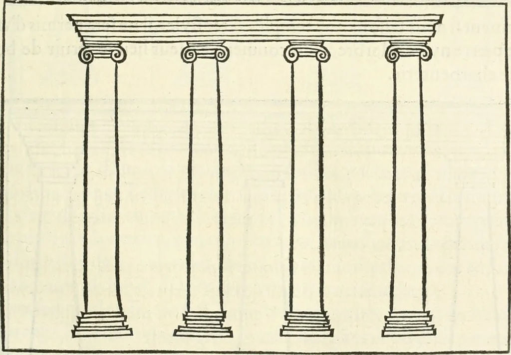 An illustration from Architecture, ou, Art de bien bastir, 1547, leaf 78