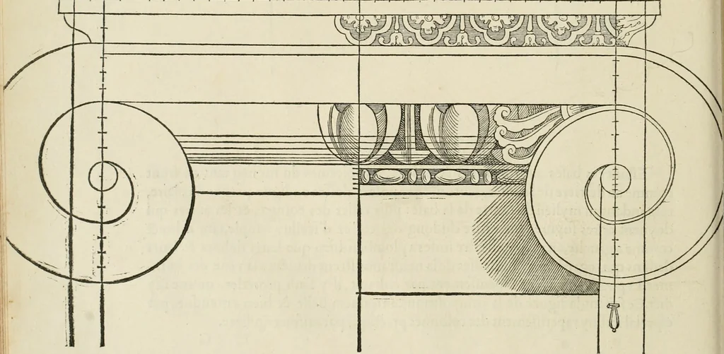 An illustration from Architecture, ou, Art de bien bastir, 1547, leaf 91