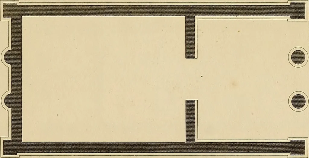 An illustration from The civil architecture of Vitruvius : comprising those books of the author which relate to the public and private edifices of the ancients, 1812, leaf 140