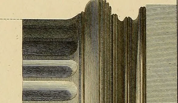 An illustration from The civil architecture of Vitruvius : comprising those books of the author which relate to the public and private edifices of the ancients, 1812, leaf 152