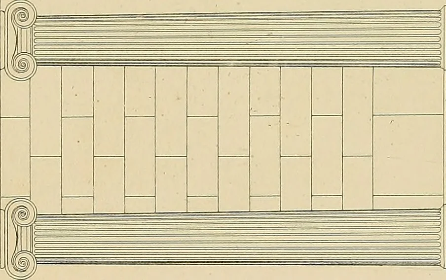 An illustration from The civil architecture of Vitruvius : comprising those books of the author which relate to the public and private edifices of the ancients, 1812, leaf 164