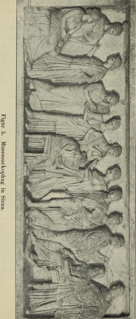 An illustration from Architectur und Ornamentik der antiken Sarkophage, 1902, leaf 29