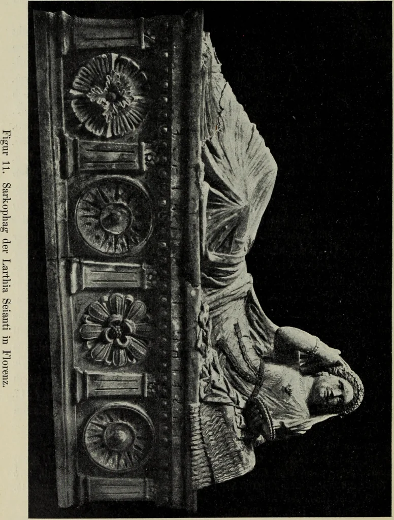 An illustration from Architectur und Ornamentik der antiken Sarkophage, 1902, leaf 47