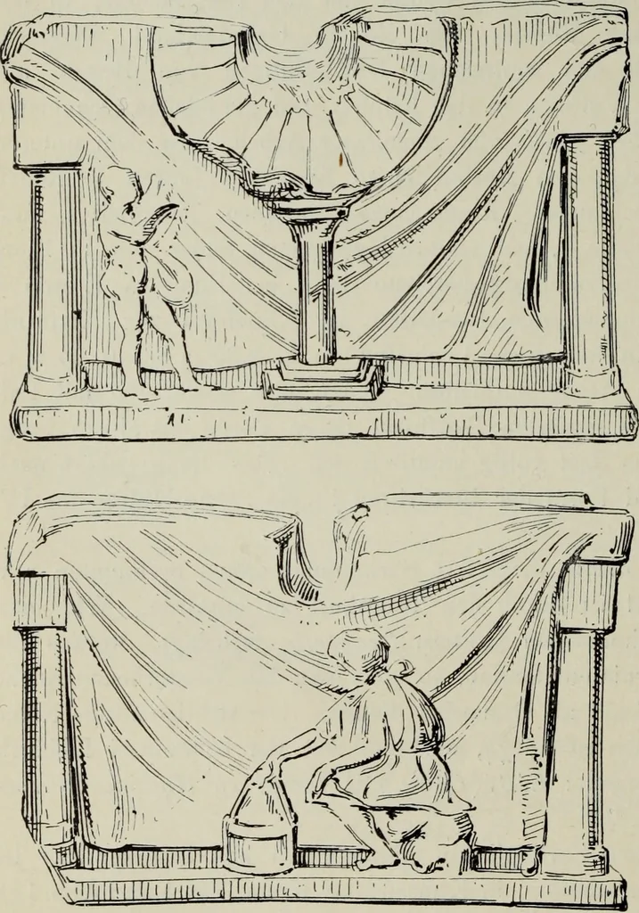 An illustration from Architectur und Ornamentik der antiken Sarkophage, 1902, leaf 51