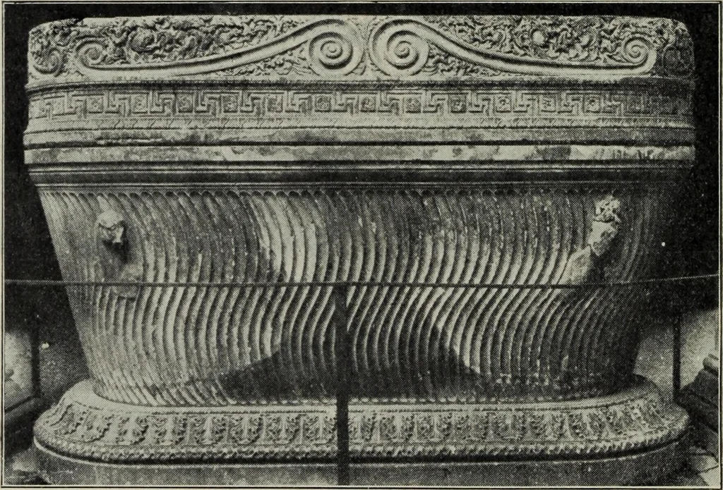 An illustration from Architectur und Ornamentik der antiken Sarkophage, 1902, leaf 65