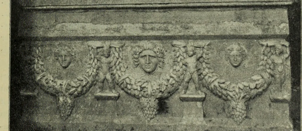 An illustration from Architectur und Ornamentik der antiken Sarkophage, 1902, leaf 76