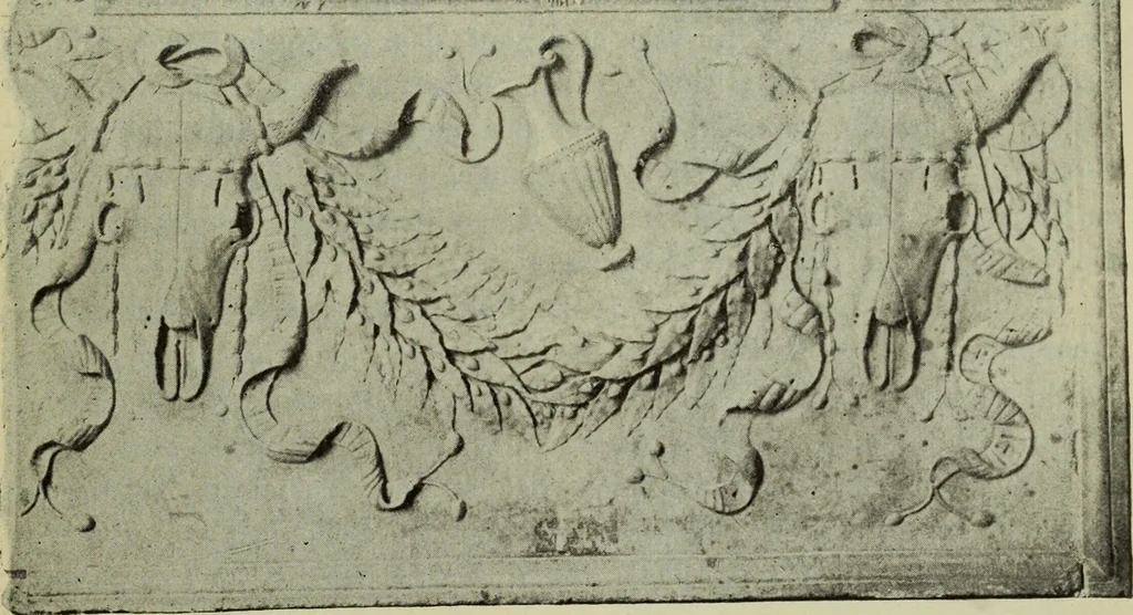 An illustration from Architectur und Ornamentik der antiken Sarkophage, 1902, leaf 82