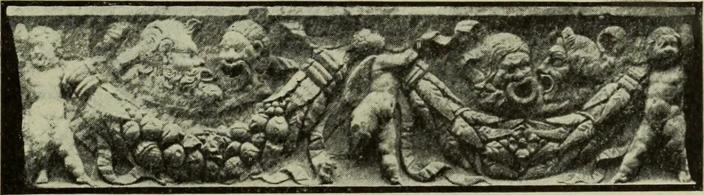 An illustration from Architectur und Ornamentik der antiken Sarkophage, 1902, leaf 90