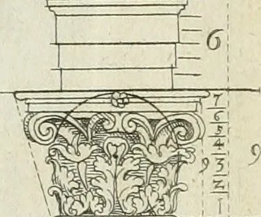 An illustration from Architectvra, vonn Ausstheijlung der fünff Seülen, vnd aller darausz folder Kunst vnd Arbeit von Festern, Camin, Thürgerichten, Portale, Bruñen vnd Epitaphie, 1612, leaf 24