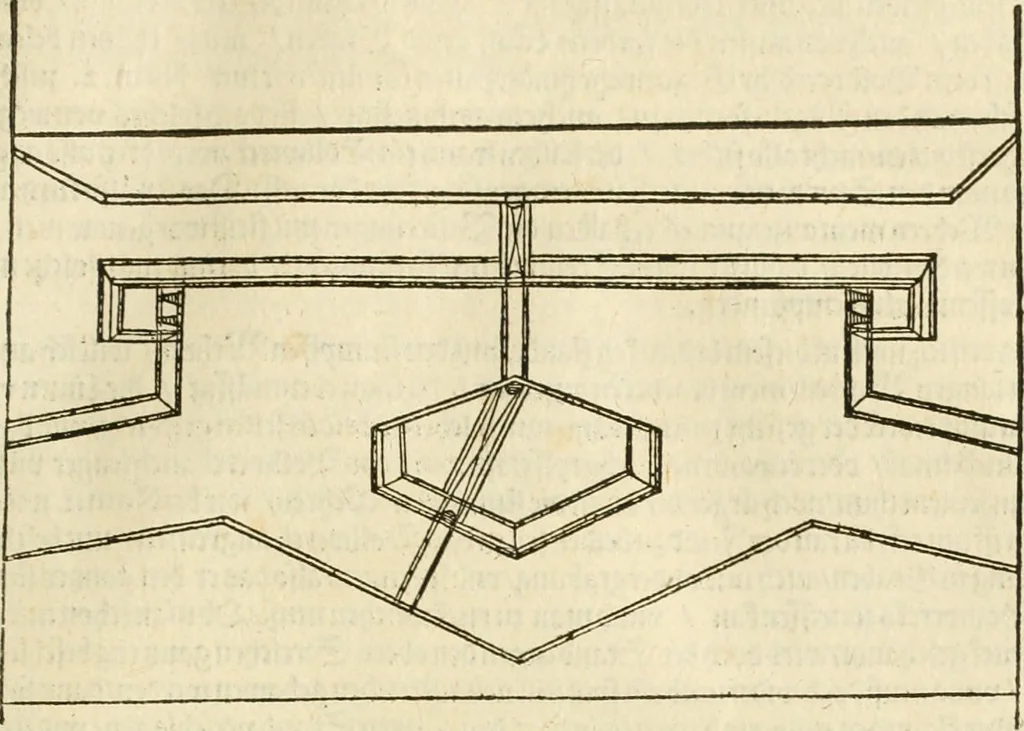 An illustration from Architectvra von Vestungen. Wie die zu vnsern Zeiten mögen erbawen werden, an Stätten, Schlössern vñ Clussen, zu Wasser, Land, Berg vñ Thal, mit jren Bollwercken, Caualiren, Streichen, Gräben vnd Leuffen, sampt deren gantzen Anhang vnd Nutzbarkeit, auch wie die Gegenwehr zu gebrauchen, was für Geschütz dahin gehörig, vnnd wie es geordnet vnnd gebraucht werden soll, alles ausz Grund vnd deren Fundamenten. Sampt den Grund Rissen, Visierungen, vnd Auffzügen für Augen gestellt, 1589, leaf 80