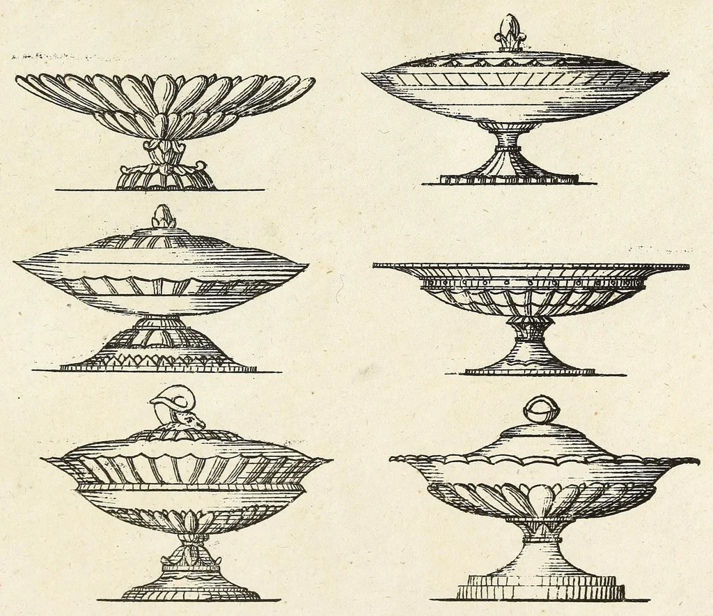 An illustration from Architektonisch-mythologische Kunst-Sammlung : ein Modell und Taschenbuch für Stein- und Bildhauer, Töpfer Gürttler und Eisengiesser, so wie auch für Tüncher und Stukaturer, 1829, leaf 121