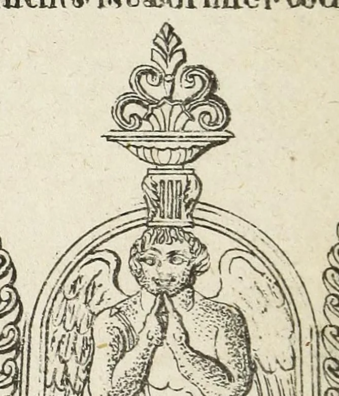 An illustration from Architektonisch-mythologische Kunst-Sammlung : ein Modell und Taschenbuch für Stein- und Bildhauer, Töpfer Gürttler und Eisengiesser, so wie auch für Tüncher und Stukaturer, 1829, leaf 92