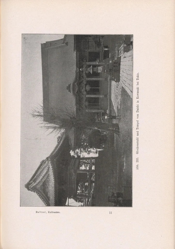 An illustration from Die Architektur der Kultbauten Japans, 1907, leaf 169