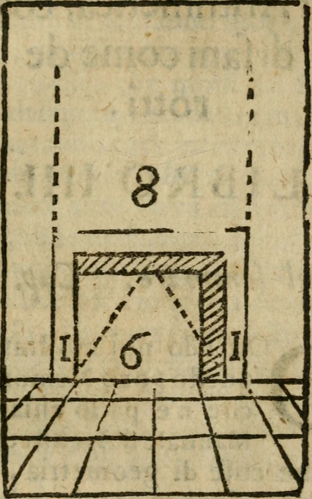 An illustration from Manuale d'architettura : breue, e risoluta prattica, 1629, leaf 128