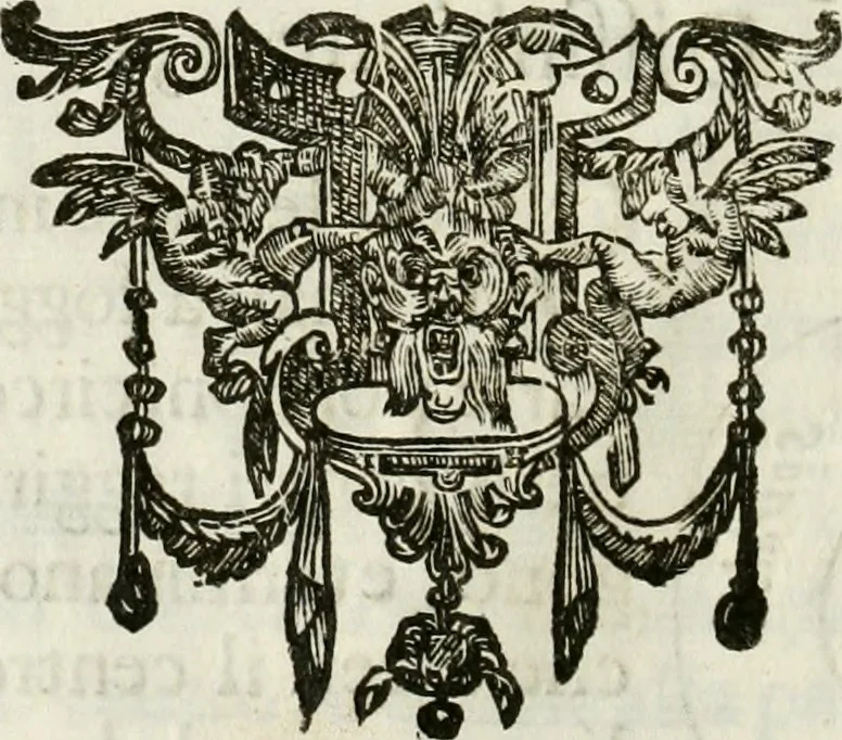 An illustration from Architettura ciuile demostratiuamente proportionata et accresciuta di nuoue regole : con l'vso delle quali si facilita l'inuentione d'ogni douuta proportione nelli cinque ordini, e col ritrouamento d'vn nuouo strumento angolare, si da il modo à gl'operarij medesimi di pratticamente stabilire le sacome in ogni loro necessario contorno, 1661, leaf 25