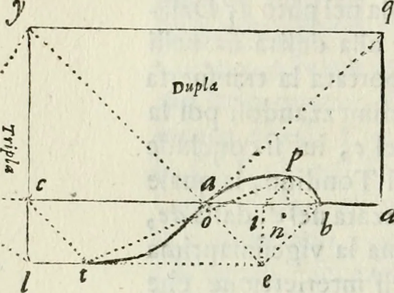 An illustration from Architettura ciuile demostratiuamente proportionata et accresciuta di nuoue regole : con l'vso delle quali si facilita l'inuentione d'ogni douuta proportione nelli cinque ordini, e col ritrouamento d'vn nuouo strumento angolare, si da il modo à gl'operarij medesimi di pratticamente stabilire le sacome in ogni loro necessario contorno, 1661, leaf 331