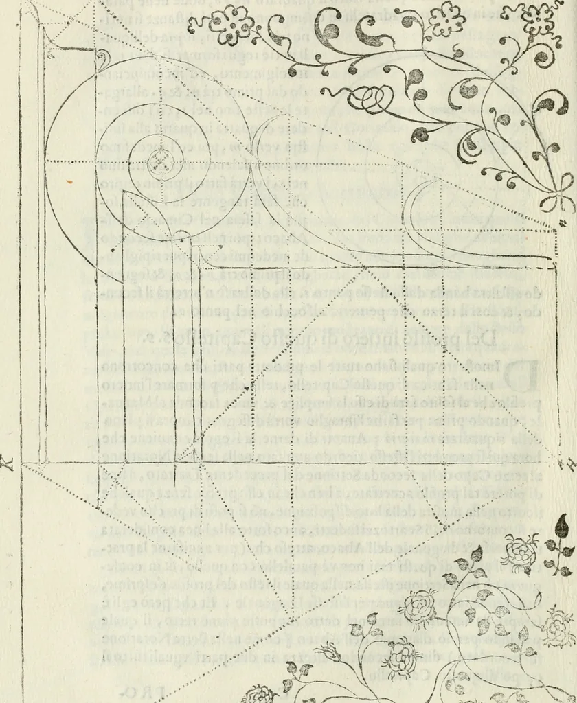 An illustration from Architettura ciuile demostratiuamente proportionata et accresciuta di nuoue regole : con l'vso delle quali si facilita l'inuentione d'ogni douuta proportione nelli cinque ordini, e col ritrouamento d'vn nuouo strumento angolare, si da il modo à gl'operarij medesimi di pratticamente stabilire le sacome in ogni loro necessario contorno, 1661, leaf 403