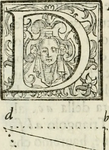 An illustration from Architettura ciuile demostratiuamente proportionata et accresciuta di nuoue regole : con l'vso delle quali si facilita l'inuentione d'ogni douuta proportione nelli cinque ordini, e col ritrouamento d'vn nuouo strumento angolare, si da il modo à gl'operarij medesimi di pratticamente stabilire le sacome in ogni loro necessario contorno, 1661, leaf 63