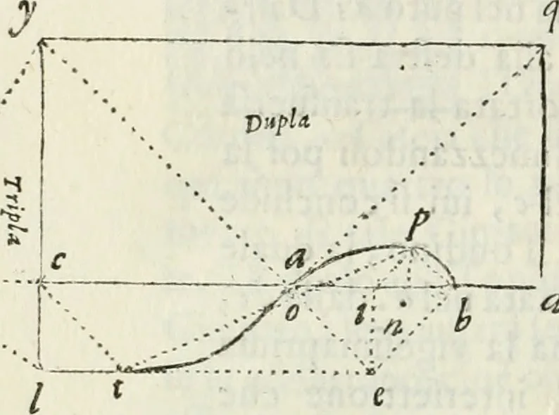 An illustration from Architettura civile demonstrativamente proportionata et accresciuta di nuove regole : con l'vso delle quali si facilita l'inventione d'ogni dovuta proportione nelli cinque ordini, e col ritrovamento d'vn nuovo strumento angolare, si da il modo à gl'operarij medesimi di pratticamente stabilire le sacome in ogni loro necessario contorno, 1686, leaf 335