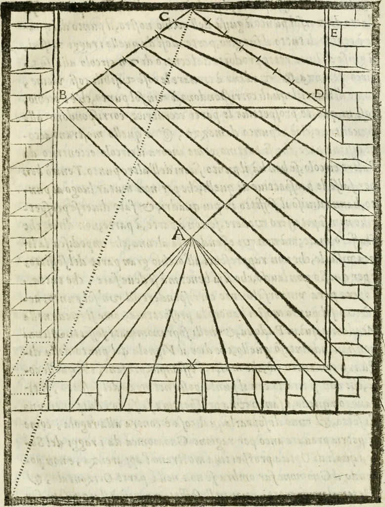 An illustration from Della architettura di Gioseffe Viola Zanini, padovano pittore et architetto, libri due : ne' quali con nuoua simmetria & facoltà si mostrano le giuste regole de i cinque ordini di detta architettura, & osseruationi de'più eccellenti architetti, che in quella habbiano dato ammaestramenti .., 1629, leaf 60