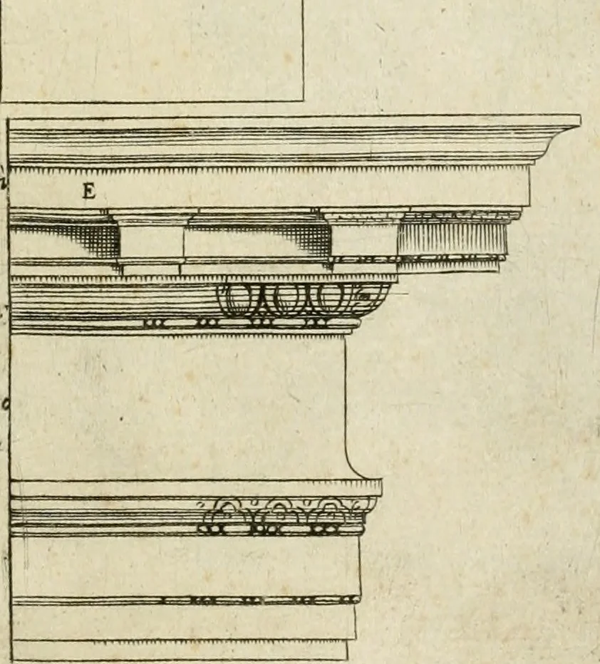 An illustration from Architettvra con diversi ornamenti cavati dall'antico, 1638, leaf 72