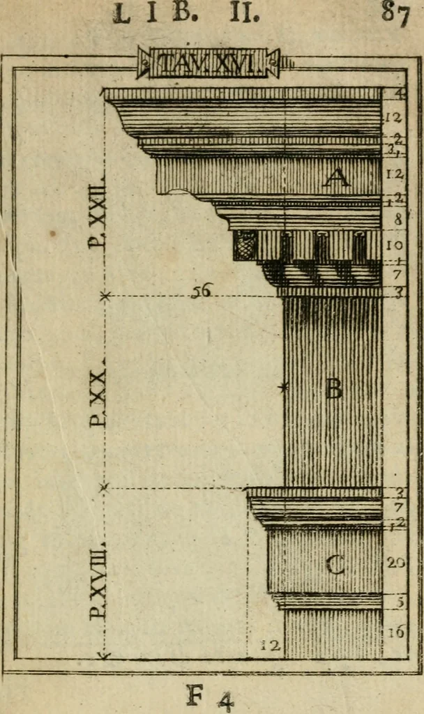 An illustration from Manuale d'architettura di Giovanni Branca, 1772, leaf 114