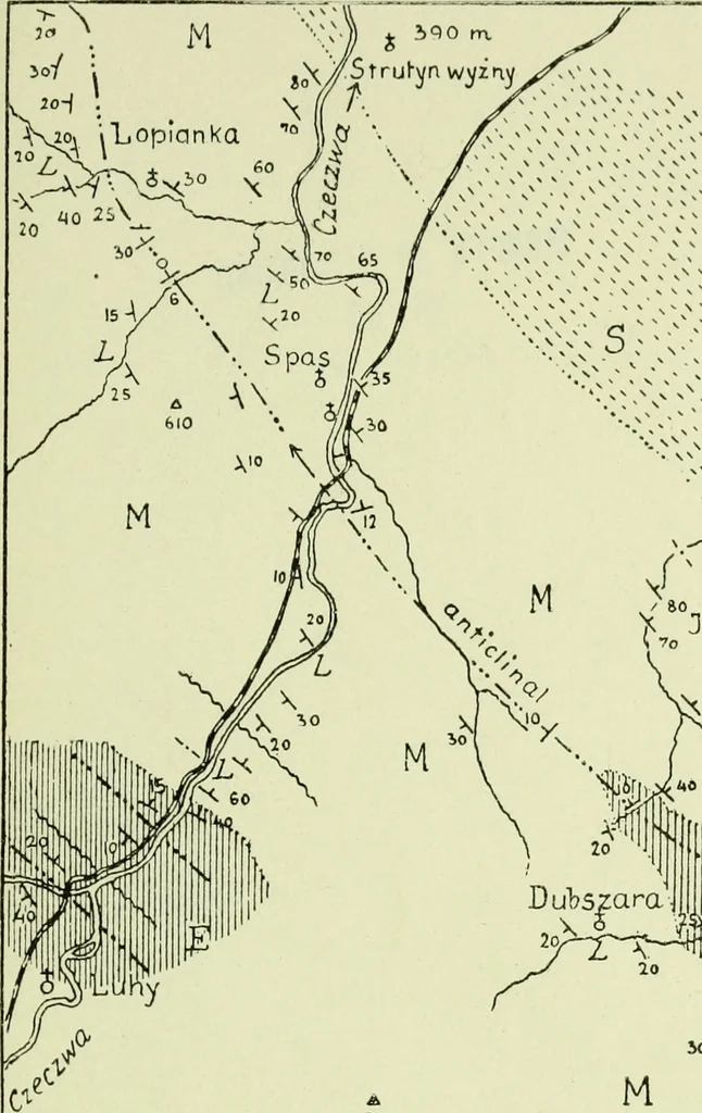 An illustration from Archives des sciences physiques et naturelles, 1919, leaf 258