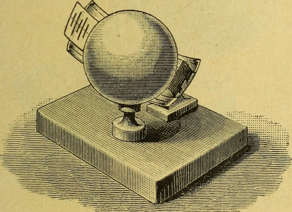 An illustration from Archives des sciences physiques et naturelles, 1878, leaf 424