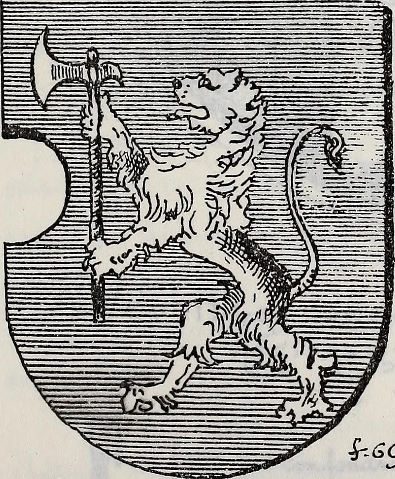 An illustration from Archives héraldiques suisses. Schweizer archiv für heraldik, 1887, leaf 142