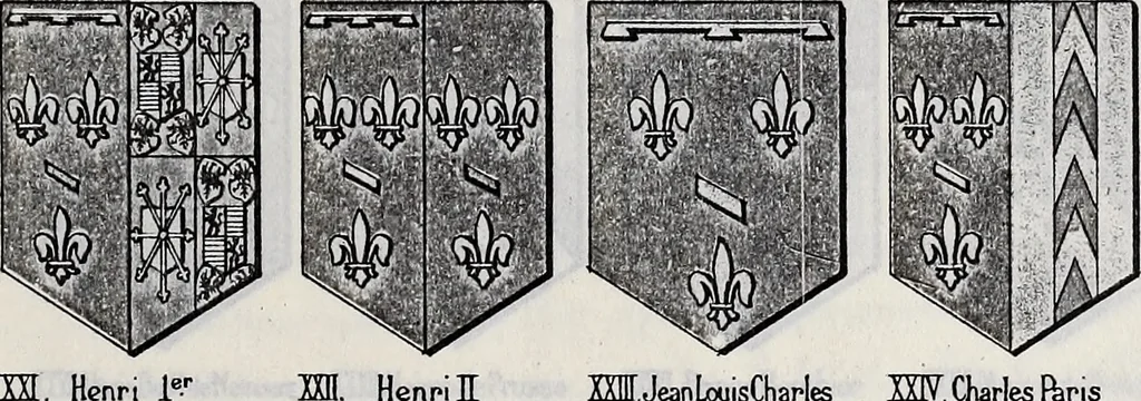 An illustration from Archives héraldiques suisses. Schweizer archiv für heraldik, 1887, leaf 158