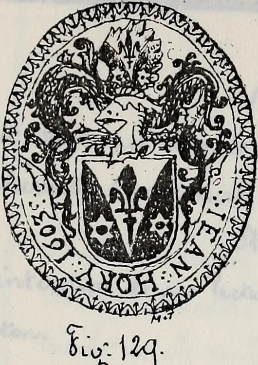 An illustration from Archives héraldiques suisses. Schweizer archiv für heraldik, 1887, leaf 238
