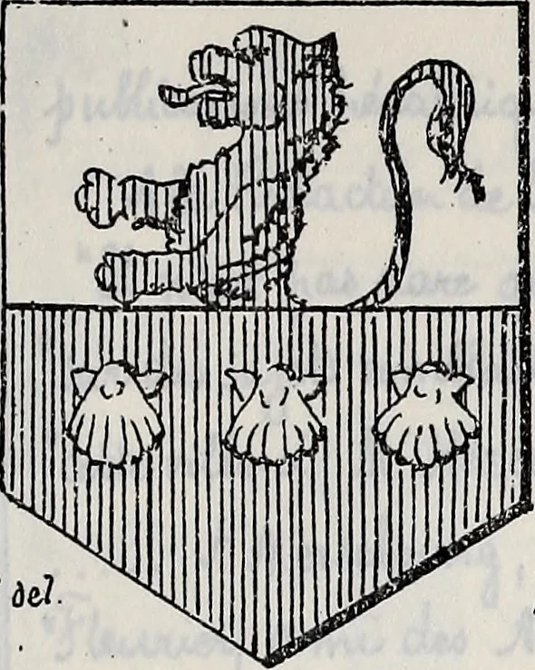 An illustration from Archives héraldiques suisses. Schweizer archiv für heraldik, 1887, leaf 32