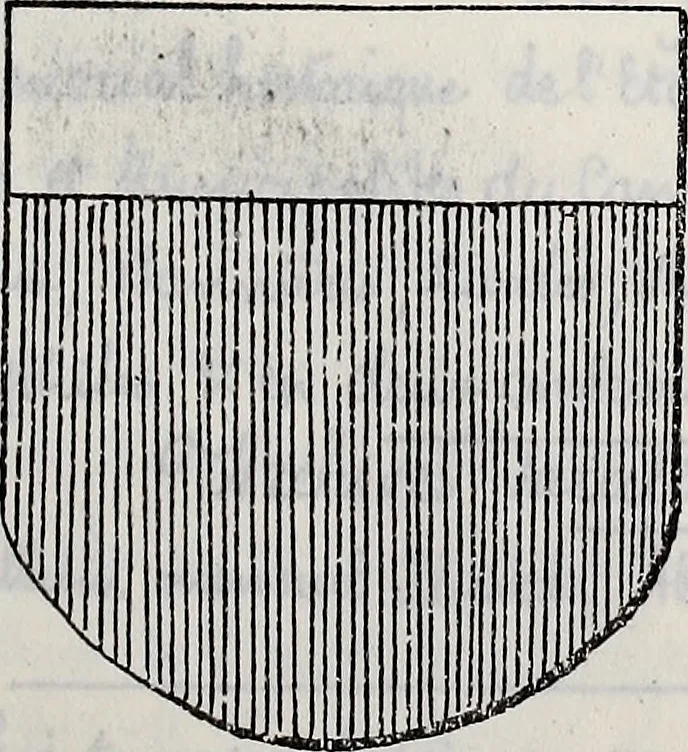 An illustration from Archives héraldiques suisses. Schweizer archiv für heraldik, 1887, leaf 38