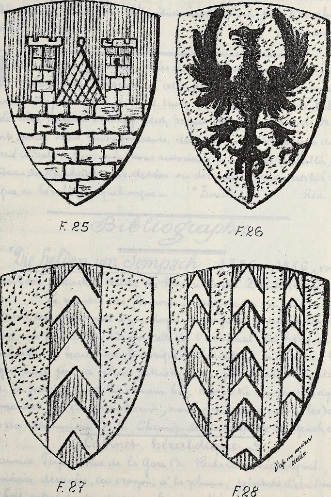 An illustration from Archives héraldiques suisses. Schweizer archiv für heraldik, 1887, leaf 54