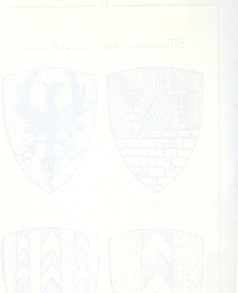 An illustration from Archives héraldiques suisses. Schweizer archiv für heraldik, 1887, leaf 55