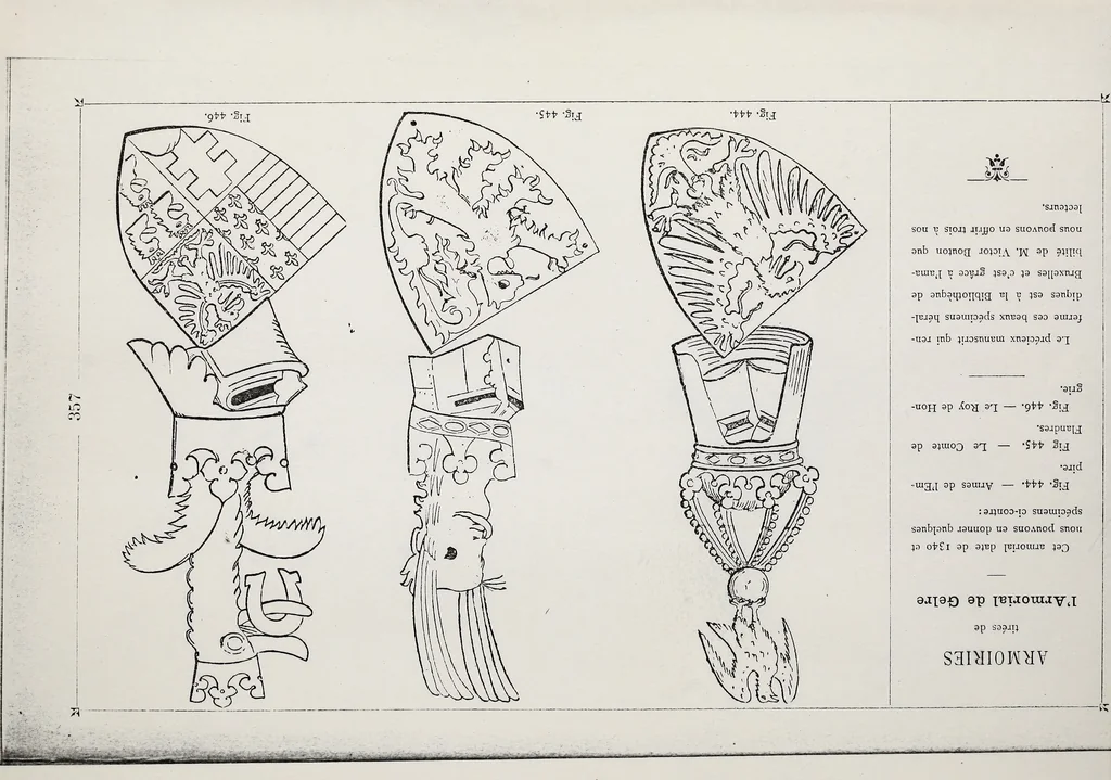An illustration from Archives héraldiques suisses. Schweizer archiv für heraldik, 1890, leaf 126