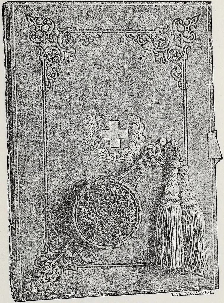 An illustration from Archives héraldiques suisses. Schweizer archiv für heraldik, 1890, leaf 156