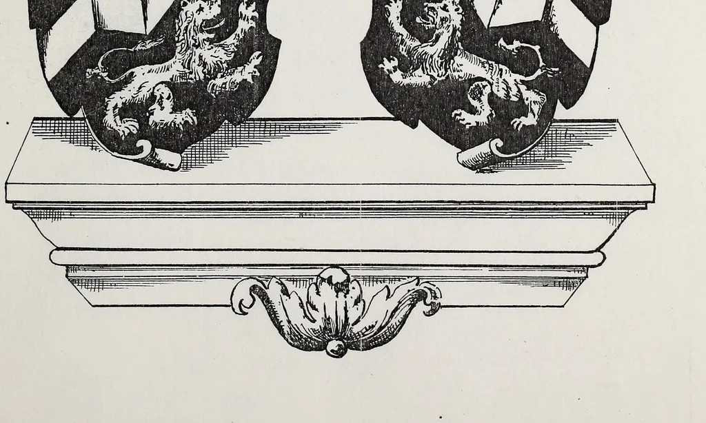 An illustration from Archives héraldiques suisses. Schweizer archiv für heraldik, 1890, leaf 16