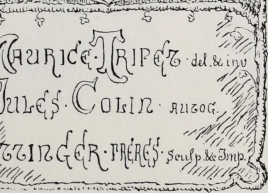 An illustration from Archives héraldiques suisses. Schweizer archiv für heraldik, 1890, leaf 202
