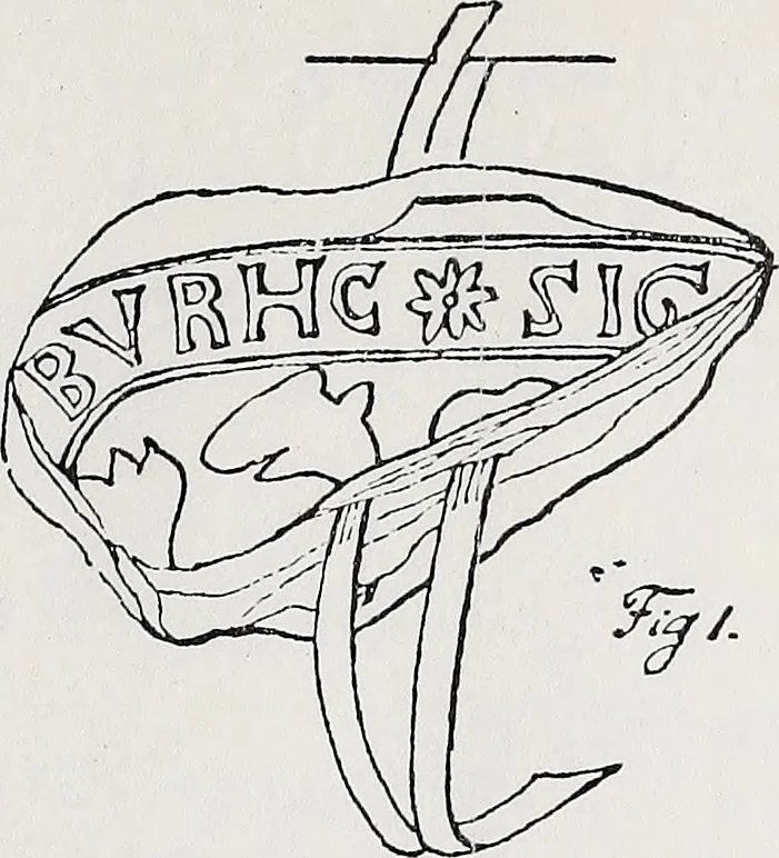 An illustration from Archives héraldiques suisses. Schweizer archiv für heraldik, 1890, leaf 60