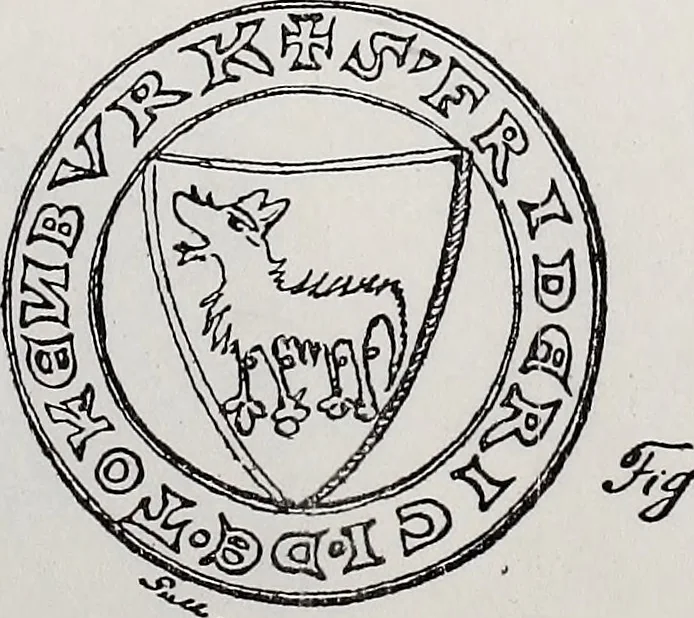 An illustration from Archives héraldiques suisses. Schweizer archiv für heraldik, 1890, leaf 66