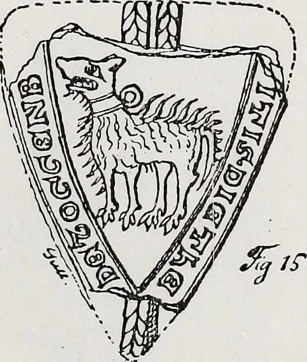 An illustration from Archives héraldiques suisses. Schweizer archiv für heraldik, 1890, leaf 76